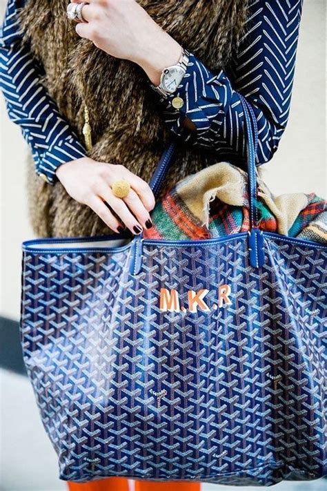 goyard bag name|cost of personalized Goyard tote.